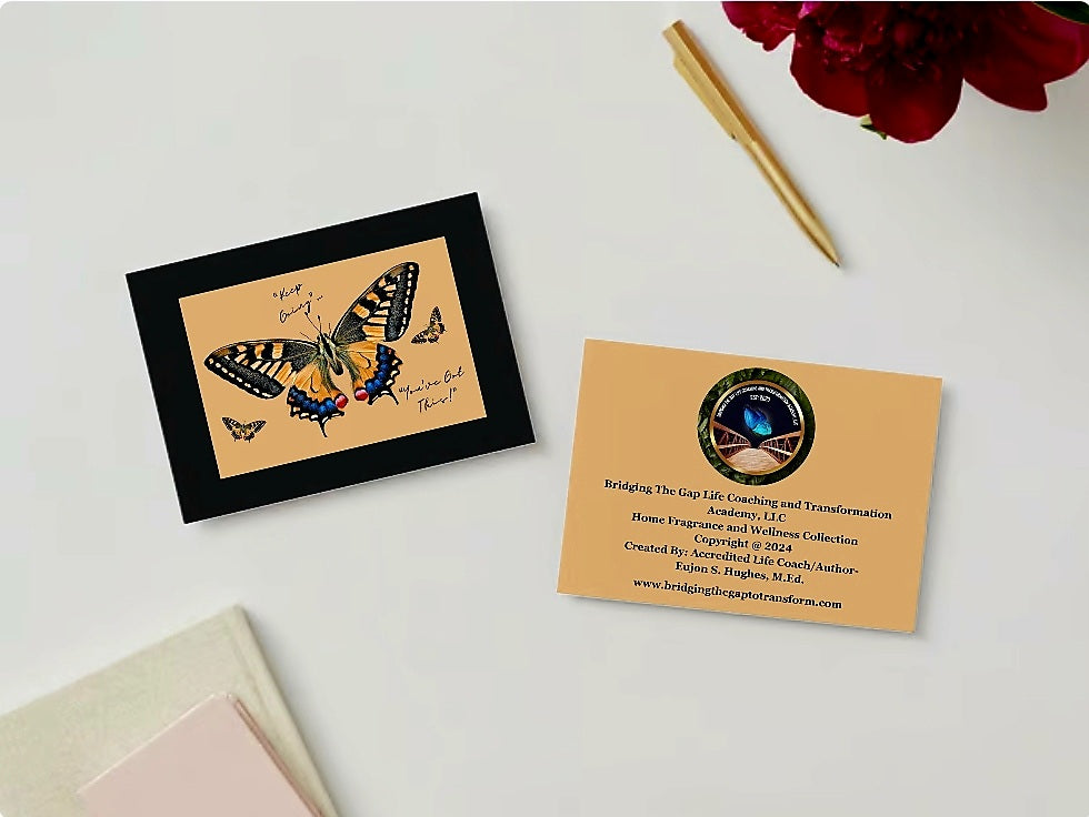 "Keep Going" Inspirational Folded Cards – Blank Inside
