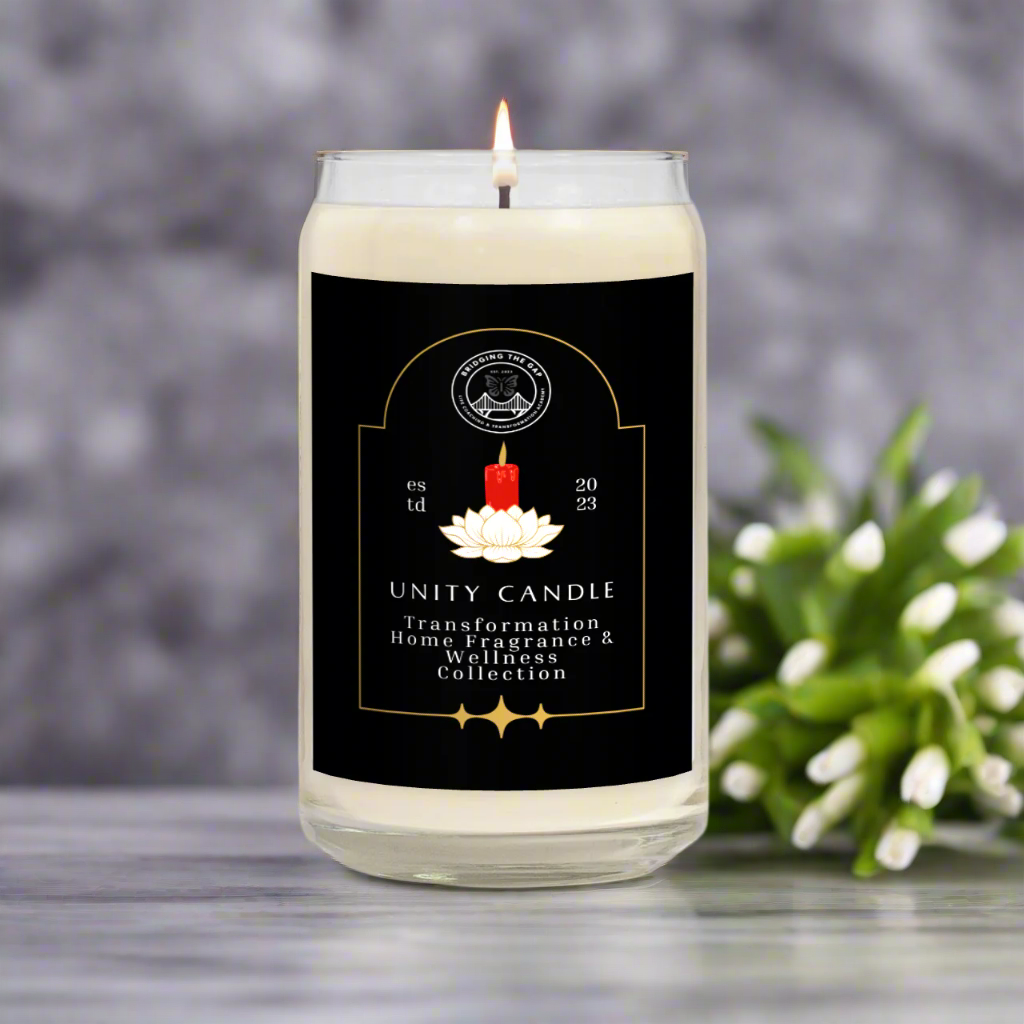 13.75oz Clear Jar Candle | Unity Candle-Sea Breeze