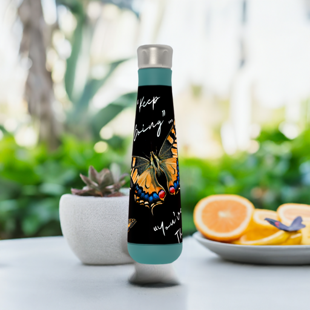 Inspirational Peristyle Water Bottles-"Keep Going..."You&