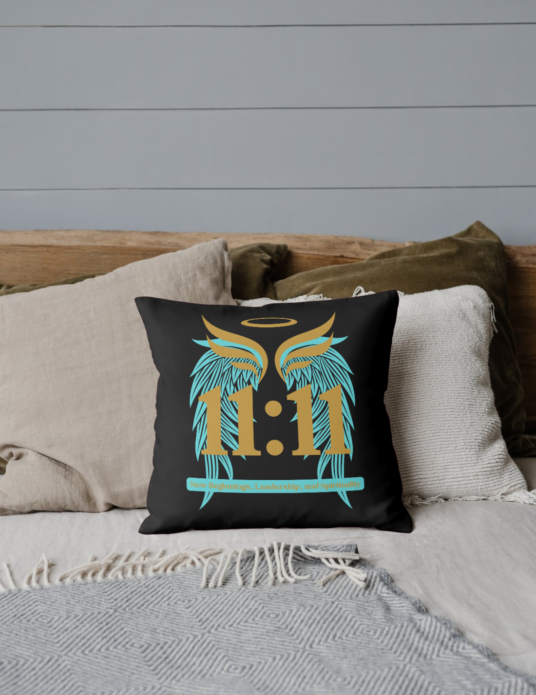 Angel Number 1111 Throw Pillow