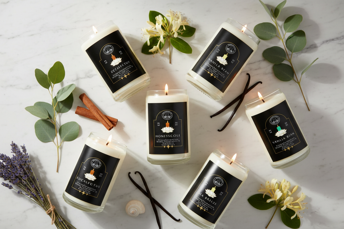 13.75oz Large Candle Collection Lifestyle