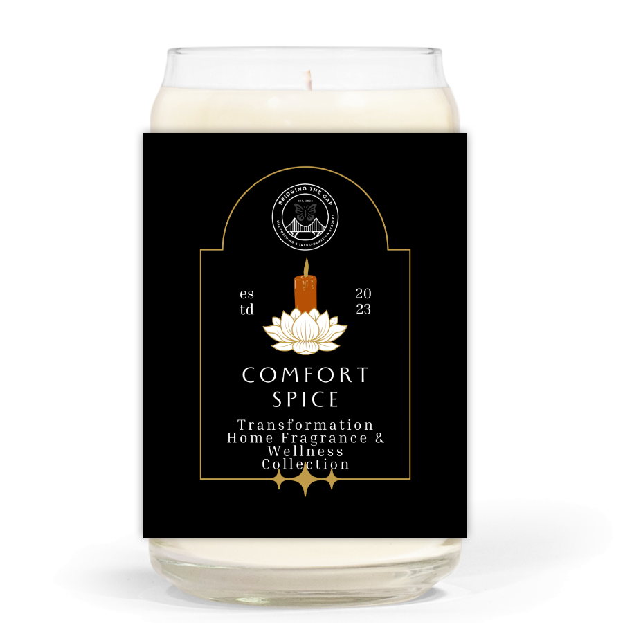 13.75oz Clear Jar Candle | Comfort Spice Glass Candle