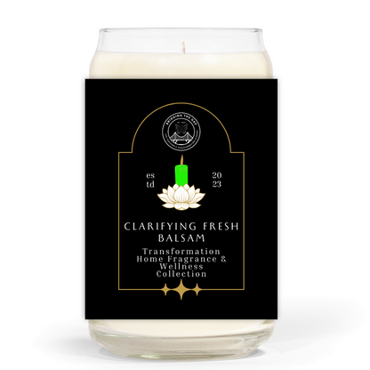 13.75oz Clear Jar Candle | Clarifying Fresh Balsam