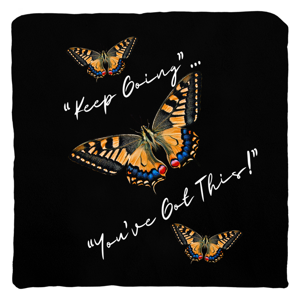 Inspirational-Throw Pillow Cover (Black) &quot;You&