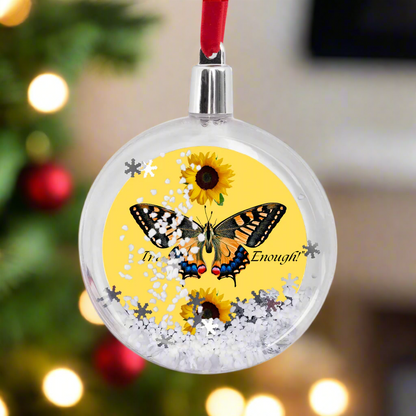 Snow Globe Ornament-&quot;I&