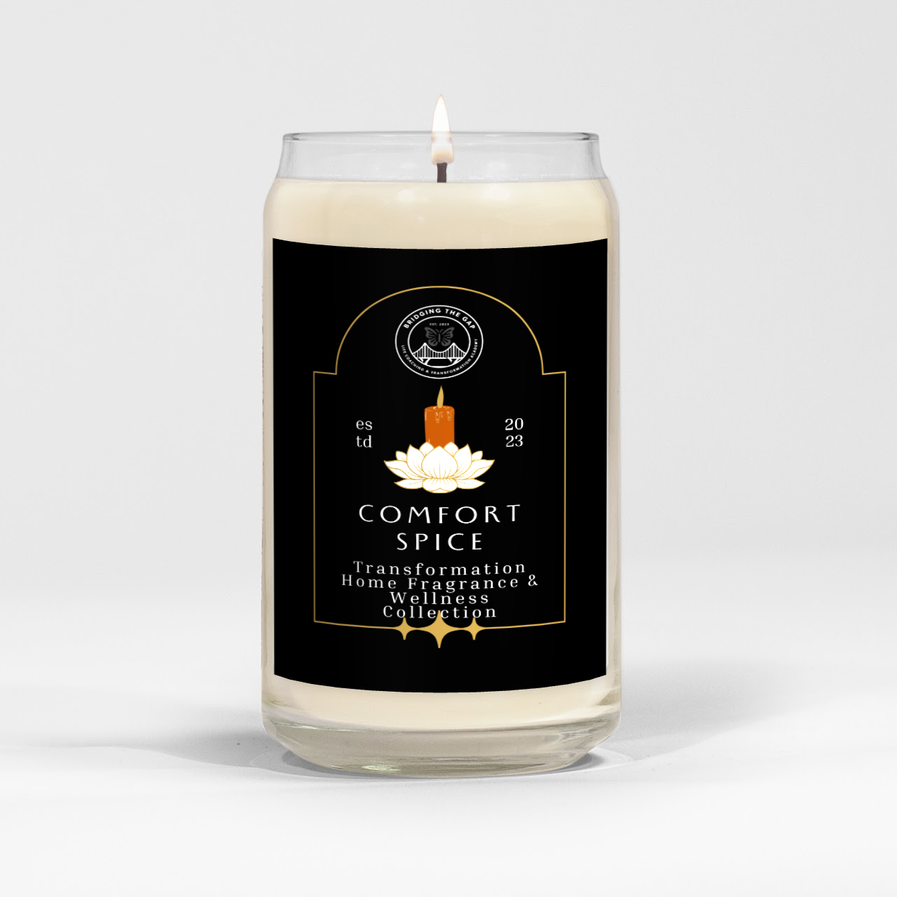Comfort Spice Glass Candle