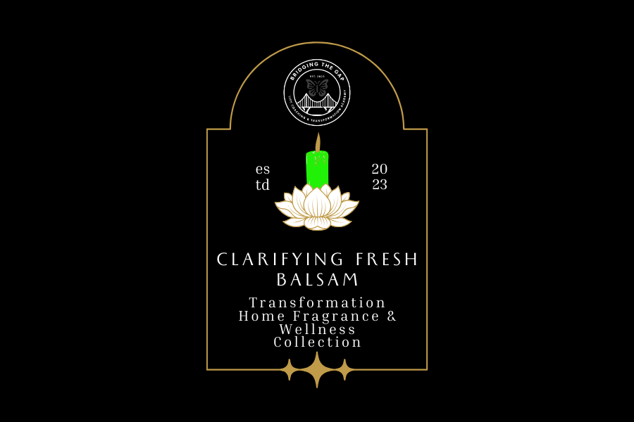 Clarifying Fresh Balsam Candle with Gold Lid