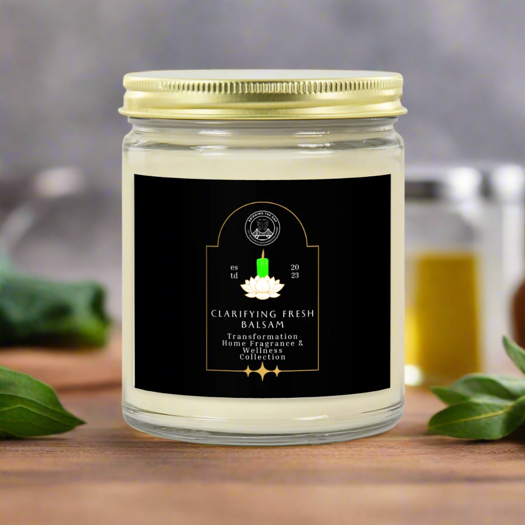 Clarifying Fresh Balsam Candle with Gold Lid