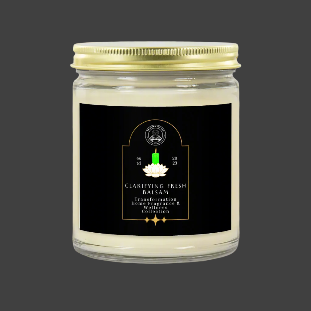 Clarifying Fresh Balsam Candle with Gold Lid