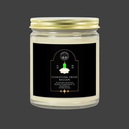 Clarifying Fresh Balsam Candle with Gold Lid