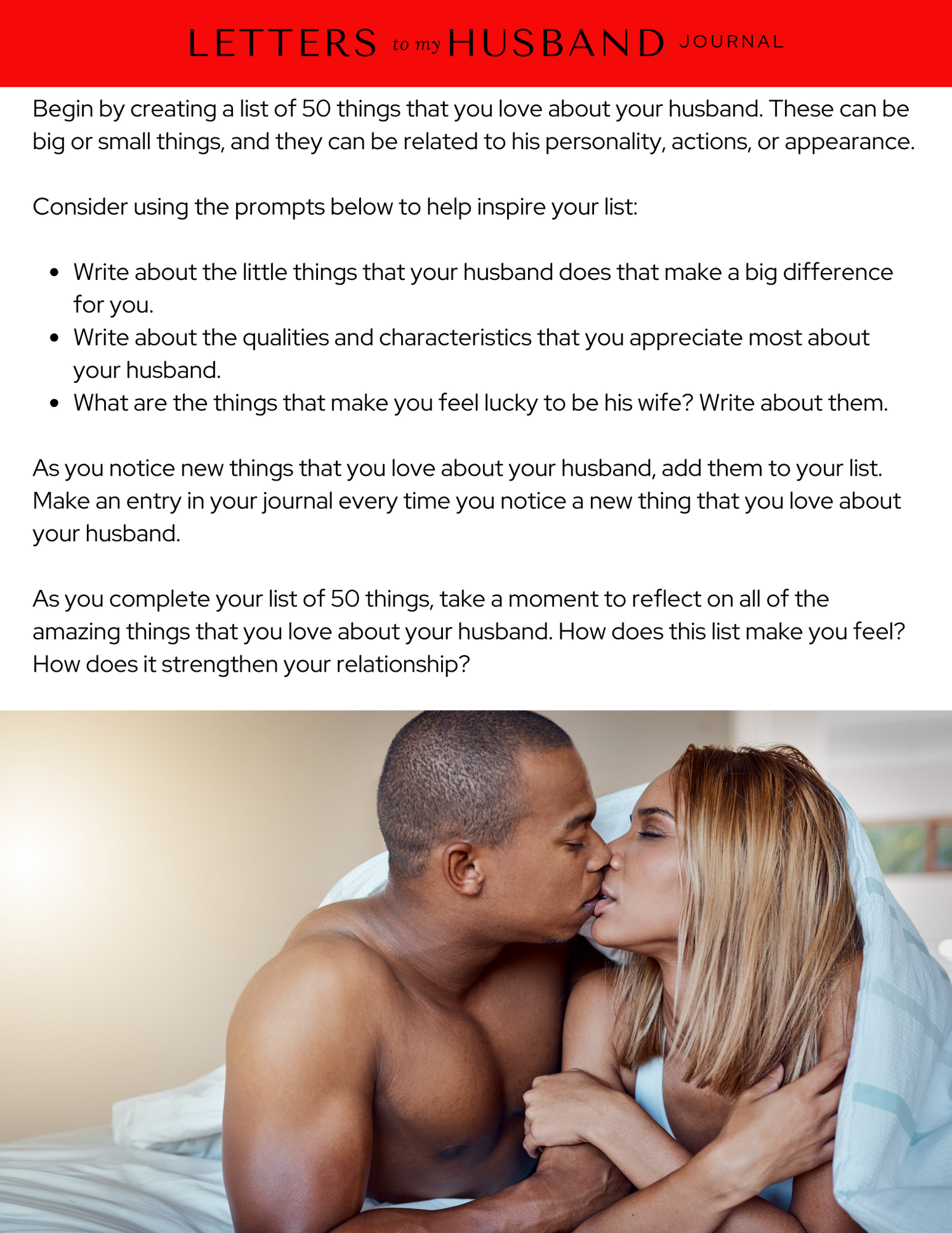 Letters To My Husband Journal-Love renewed, passion rediscovered, intimacy deepened