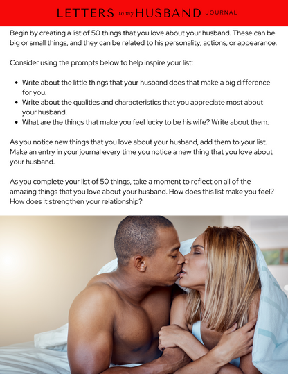 Letters To My Husband Journal-Love renewed, passion rediscovered, intimacy deepened