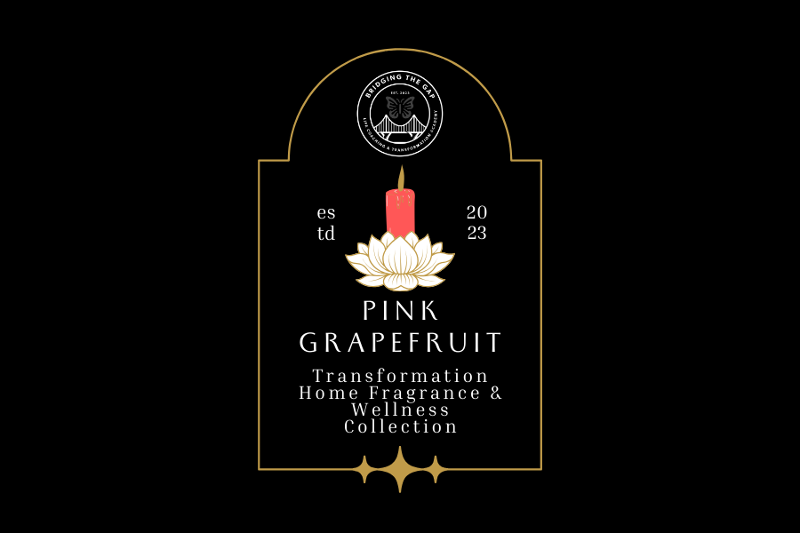 Juicy Pink Grapefruit Candle with Gold Lid