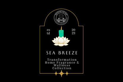 Tranquil Sea Breeze Scented Glass Candle