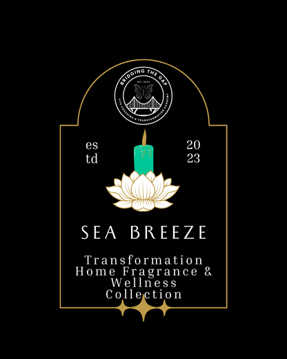 Tranquil Sea Breeze Scented Glass Candle