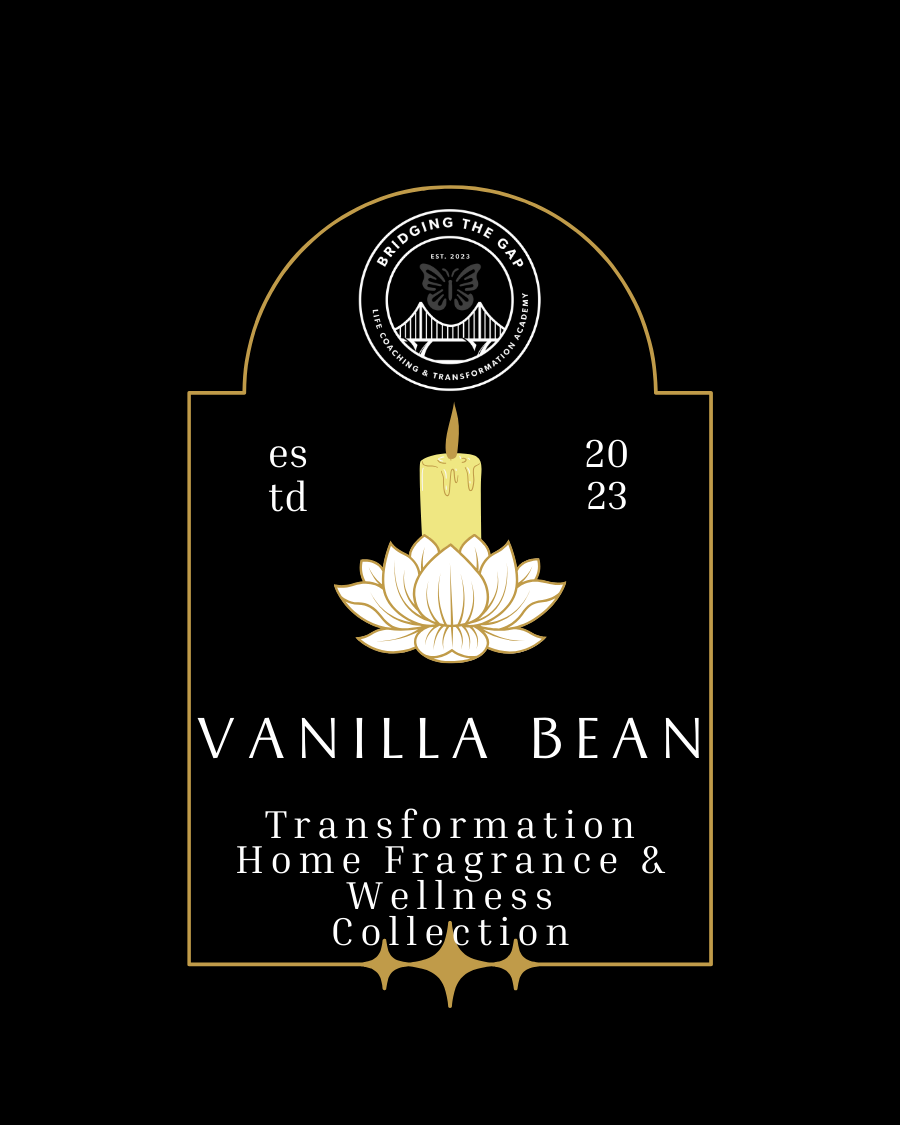 Sweet Vanilla Bean Scented Glass Candle