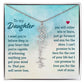 To My Daughter- Customizable Birth Flower Necklace