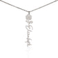 To My Daughter- Customizable Birth Flower Necklace