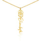 To My Daughter- Customizable Birth Flower Necklace