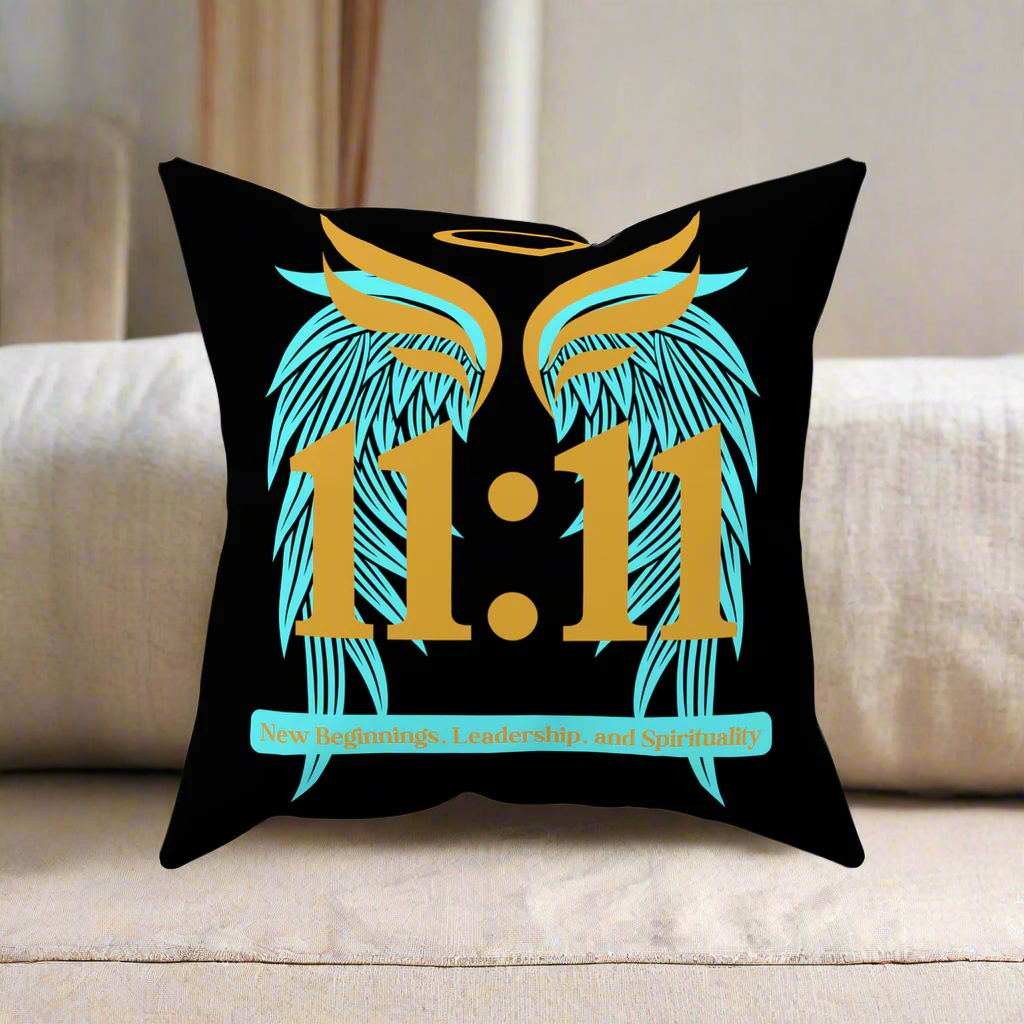 Angel Number 1111 Throw Pillow